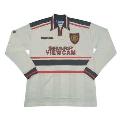 Camisa Manchester United Manga Longa 97/99 - Versão Retrô "Beckham" Nº 7