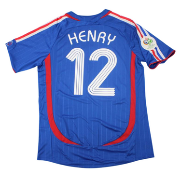 Camisa Retrô França Home Copa do Mundo Versão 2006 "HeN°y" N°12
