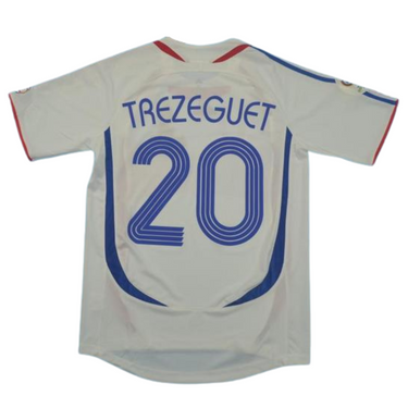 Camisa Retrô França Final Copa do Mundo Versão 2006 "Trezeguet" N°20