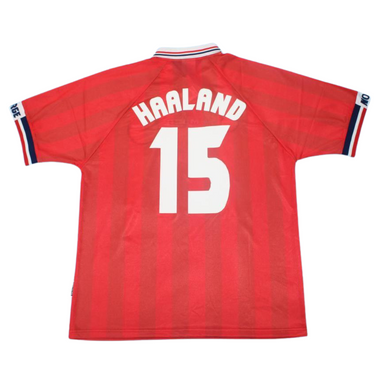 Camisa Noruega Home 98/99 - Versão Retrô "Haaland" N° 15