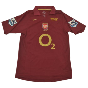 Camisa Arsenal Home 05/06 - Versão Retrô "Beramp" Nº 10