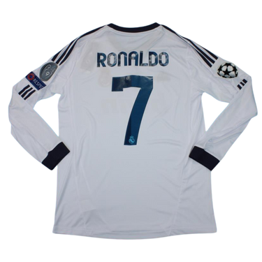 Camisa Real Madrid Manga Longa 12/13 - Versão Retrô "Cristiano Ronaldo" Nº 7