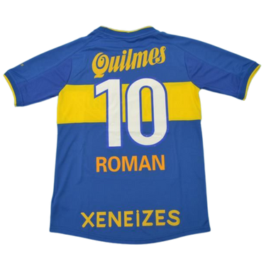 Camisa Boca Juniors Home 99/00 - Versão Retrô "Roman" N° 10