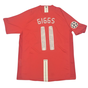 Camisa Manchester United UCL Final 07/08 - Versão Retrô "Giggs" Nº 11