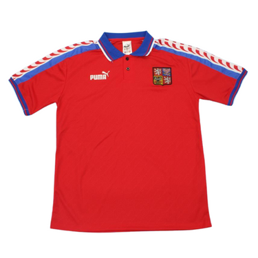 Camisa Retrô Rep Tcheca Home 1996
