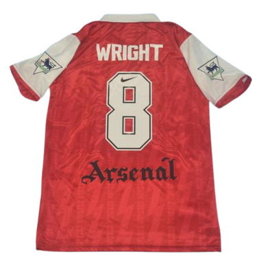Camisa Arsenal Home 94/95 - Versão Retrô "Wright" Nº 8