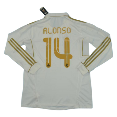 Camisa Real Madrid Manga Longa 11/12 - Versão Retrô "Alonso" Nº 14