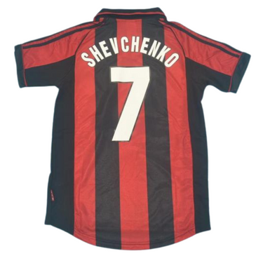 Camisa Retrô Milan Home 98/00 "Shevchenko" N°.7