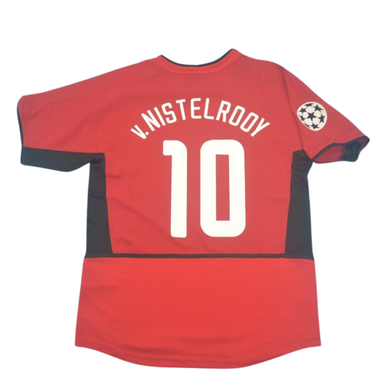 Camisa Manchester United Home 02/04 - Versão Retrô "V. Nistelrooy" Nº 10