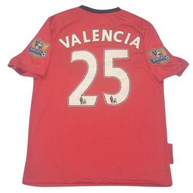 Camisa Manchester United Home 09/10 - Versão Retrô "Valencia" Nº 25