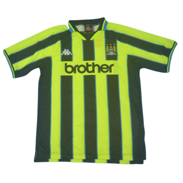 Camisa Manchester City Away 98/99 - Versão Retrô "Jan" Nº 4