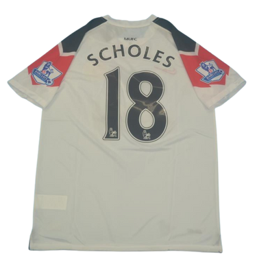 Camisa Manchester United Away 10/11 - Versão Retrô "Scholes" Nº 18