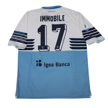 Camisa Retrô Lazio Home Final Cup Versão 18/19 "Immobile" N°.17