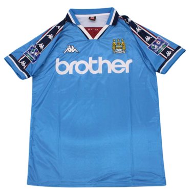Camisa Manchester City Home 98/99 - Versão Retrô Nº 9