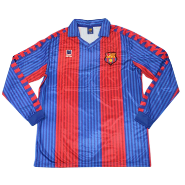 Camisa Barcelona Manga Longa 91/92 - Versão Retrô "Lineker" Nº 10