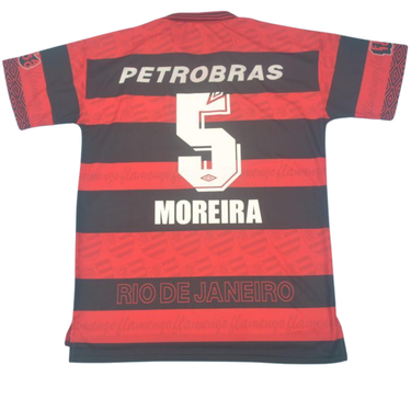 Camisa Flamengo Home 95/96 - Versão Retrô "Moreira" Nº 5