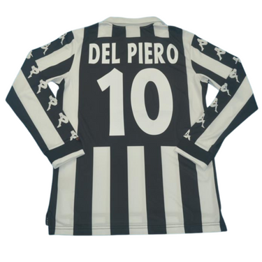 Camisa Juventus Manga Longa 99/00 - Versão Retrô "Del Piero" Nº 10