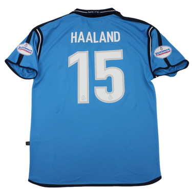Camisa Manchester City Home 01/02 - Versão Retrô "Haaland" Nº 15