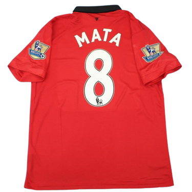 Camisa Manchester United Home 13/14 - Versão Retrô "Mata" Nº 8