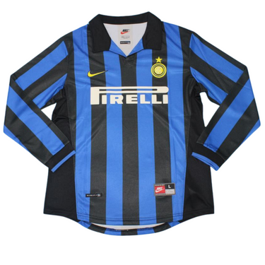 Camisa Inter de Milão Manga Longa Home 98/99 - Versão Retrô