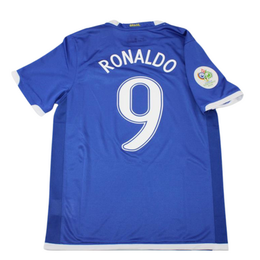 Camisa Retrô Brasil Away Copa do Mundo Versão 2006 "Ronaldo" N°.9