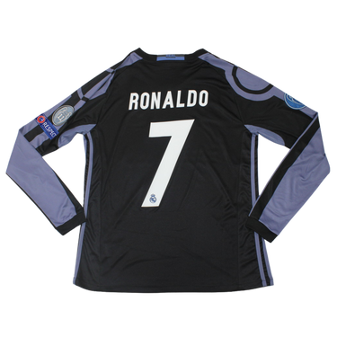 Camisa Real Madrid Manga Longa 16/17 - Versão Retrô "Cristiano Ronaldo" Nº 7