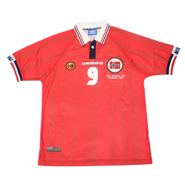 Camisa Noruega Home 98/99 - Versão Retrô "T.A. Flo" N° 9