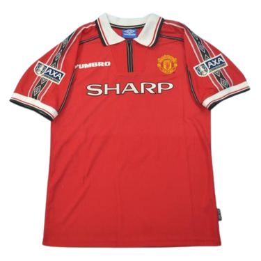 Camisa Manchester United Home 98/99 - Versão Retrô "Yorke" Nº 19