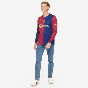 Camisa Barcelona Manga Longa Home 24/25 - Versão Retrô