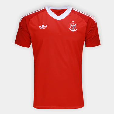 Camisa Flamengo III 2025/26 Goleiro Adidas Masculina - Vermelho