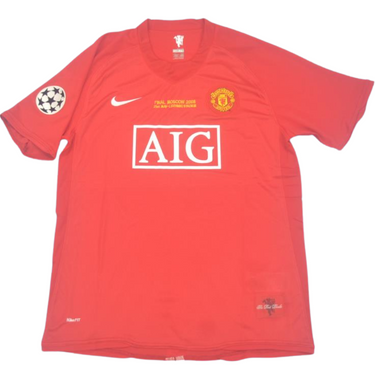 Camisa Manchester United UCL Final 07/08 - Versão Retrô "Cristiano Ronaldo" Nº 7