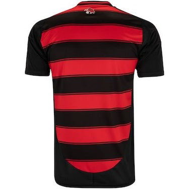 Camisa Flamengo I 2025 Torcedor Adidas Masculina - Vermelho+Preto