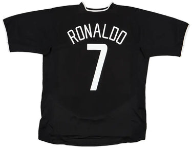 Camisa Manchester United Away 03/05 - Versão Retrô "Ronaldo" N°7